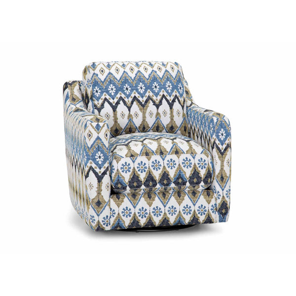 Franklin Swivel Fabric Accent Chair 2183 3966-45 IMAGE 1