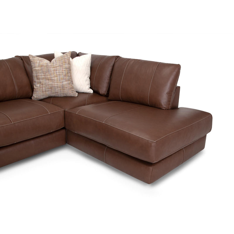 Franklin Gemma Leather 4 pc Sectional 900-59/900-04/900-69/900-10 LM 94-16 IMAGE 2