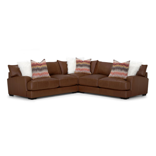Franklin Gia Leather 3 pc Sectional 909-59/909-04/909-60 LM 90-15 IMAGE 1