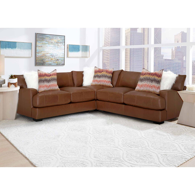 Franklin Gia Leather 3 pc Sectional 909-59/909-04/909-60 LM 90-15 IMAGE 2