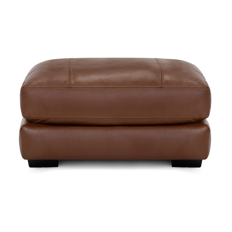 Franklin Gia Leather Ottoman 909-18 LM 90-15 IMAGE 3