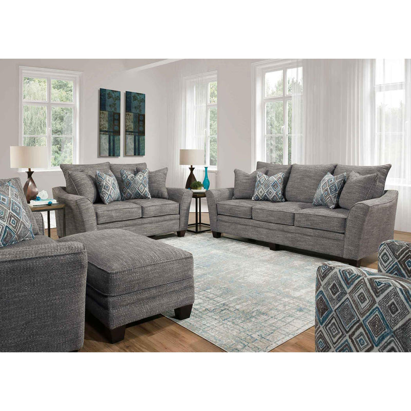 Franklin Hughes Stationary Fabric Loveseat 910-20 3936-21 IMAGE 3