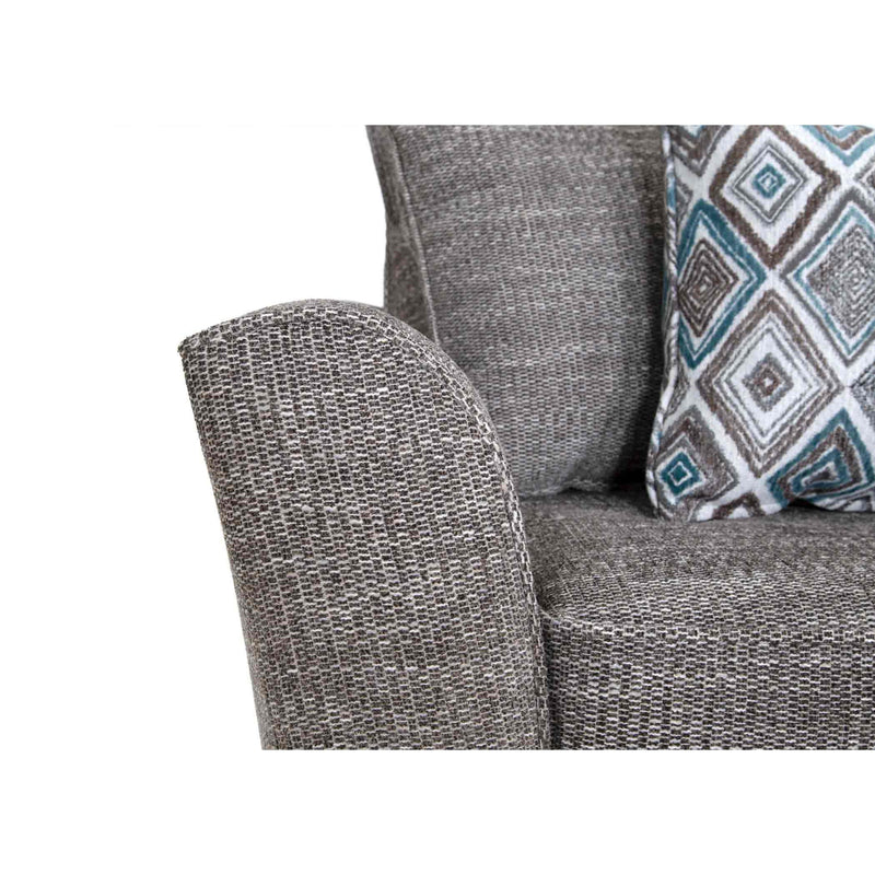 Franklin Hughes Stationary Fabric Loveseat 910-20 3936-21 IMAGE 5