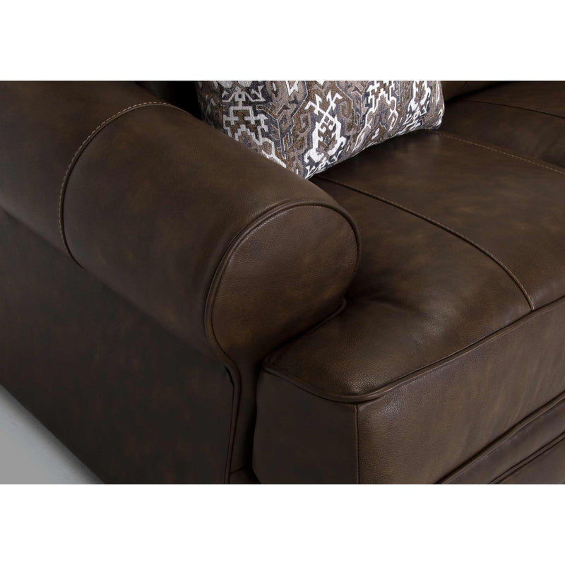 Franklin Tula Stationary Leather Loveseat 912-20 LM 96-15 IMAGE 10