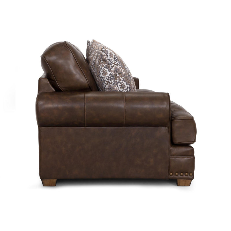 Franklin Tula Stationary Leather Loveseat 912-20 LM 96-15 IMAGE 3