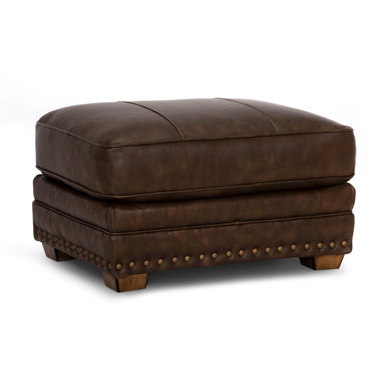 Franklin Tula Leather Ottoman 912-18 LM 96-15 IMAGE 1