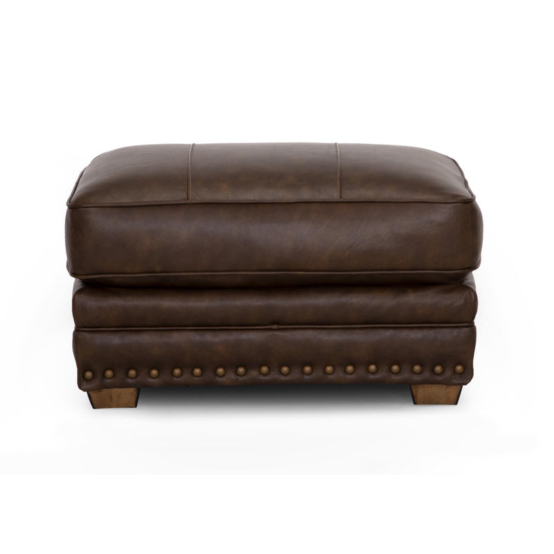 Franklin Tula Leather Ottoman 912-18 LM 96-15 IMAGE 2