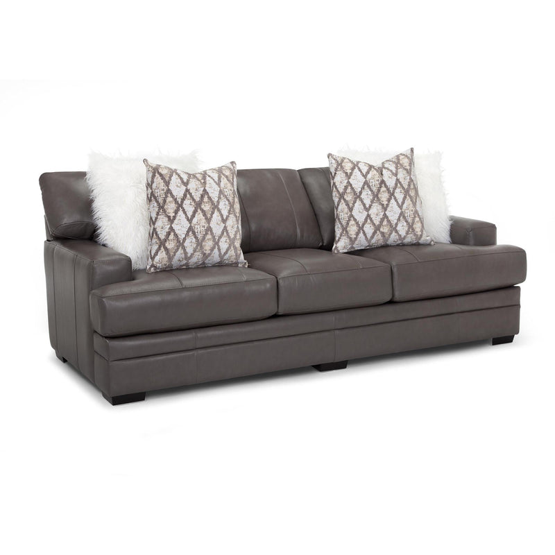 Franklin Lizette Stationary Leather Sofa LM 92-04 IMAGE 1