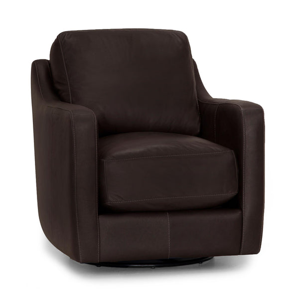 Franklin Swivel Leather Accent Chair 2183 LM 95-11 IMAGE 1