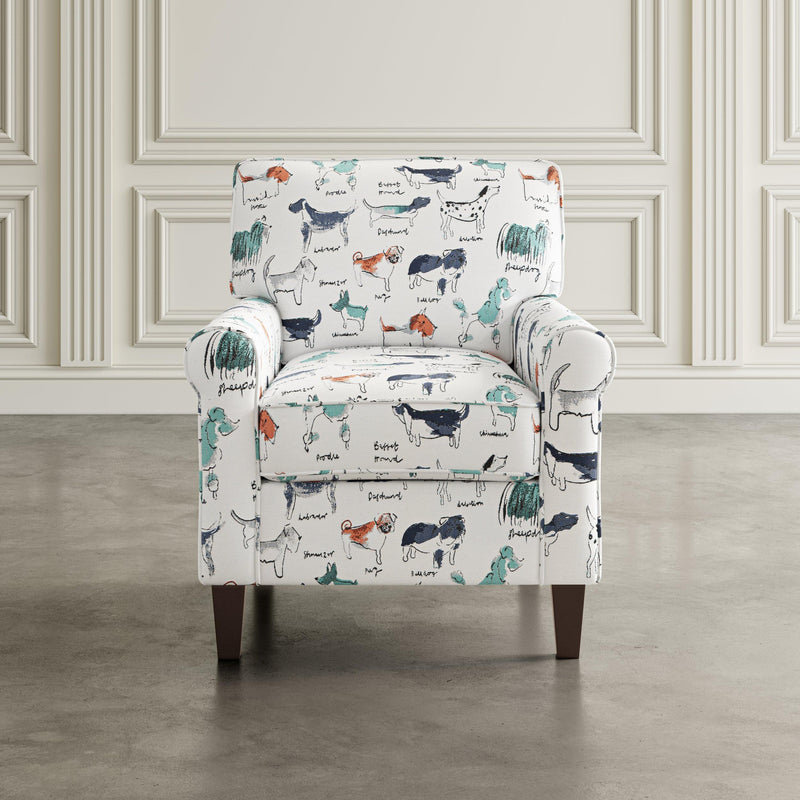 Jofran Baxter Stationary Fabric Accent Chair BAXTER-CH-MULTI IMAGE 6