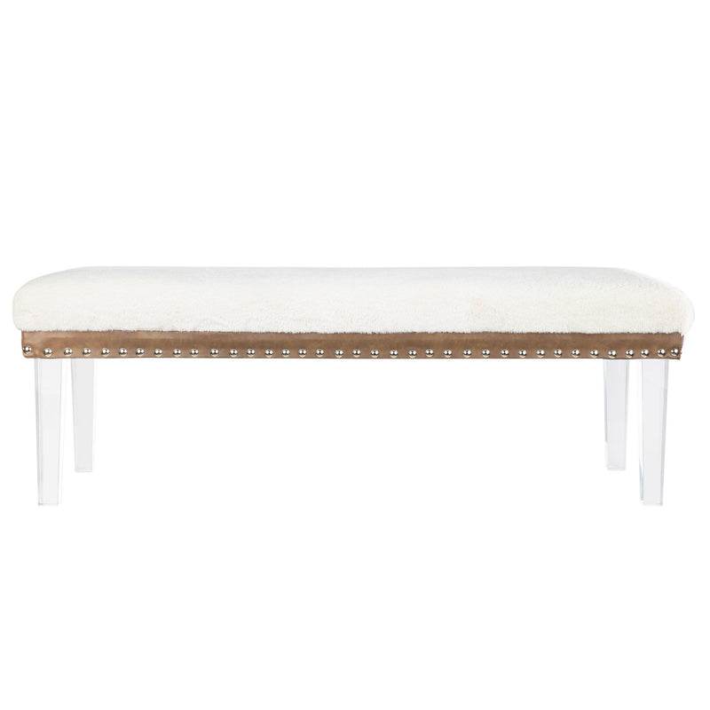 Jofran Brianna Bench BRIANNAKD-BN-SNOW IMAGE 2