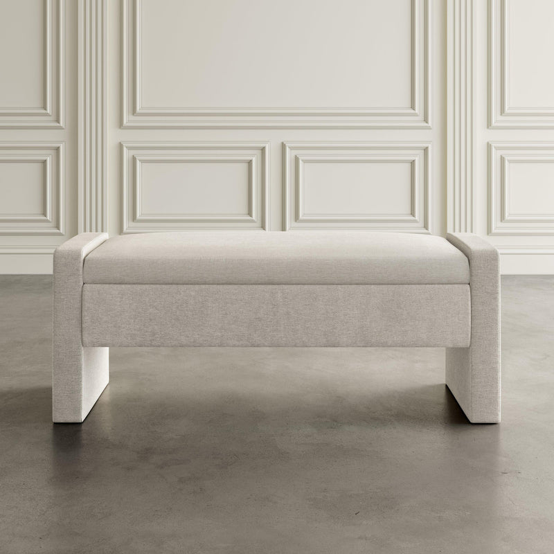 Jofran Braun Bench BRAUN-BN-GRY IMAGE 10