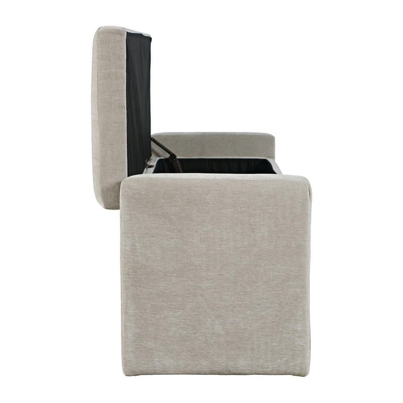 Jofran Braun Bench BRAUN-BN-GRY IMAGE 5