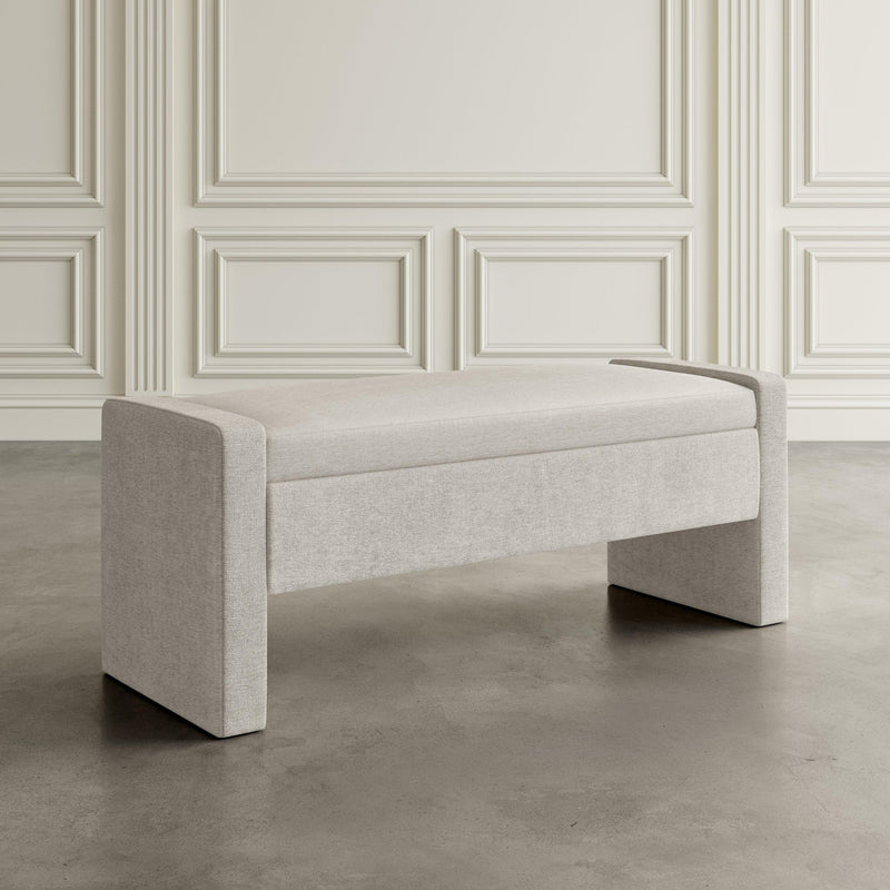 Jofran Braun Bench BRAUN-BN-GRY IMAGE 9