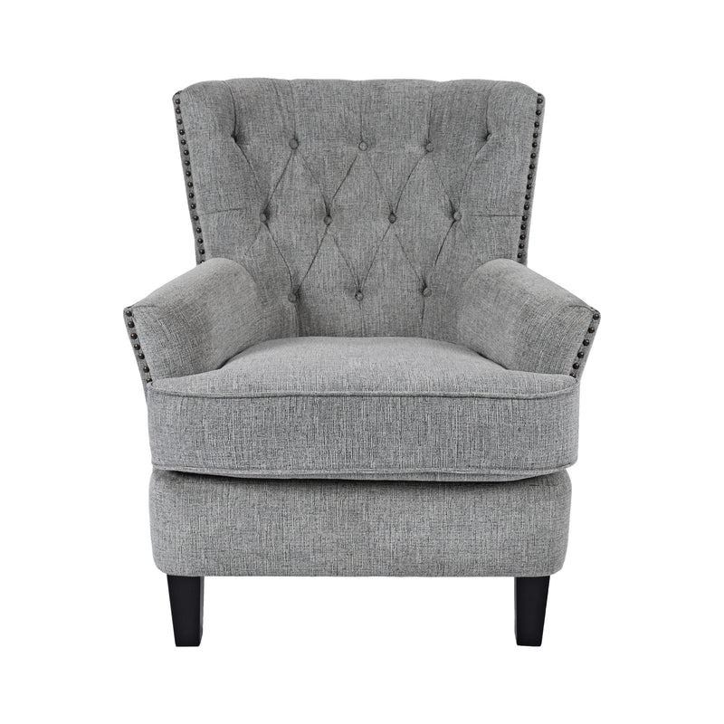 Jofran Bryson Stationary Fabric Accent Chair BRYSON-CH-ASH IMAGE 2