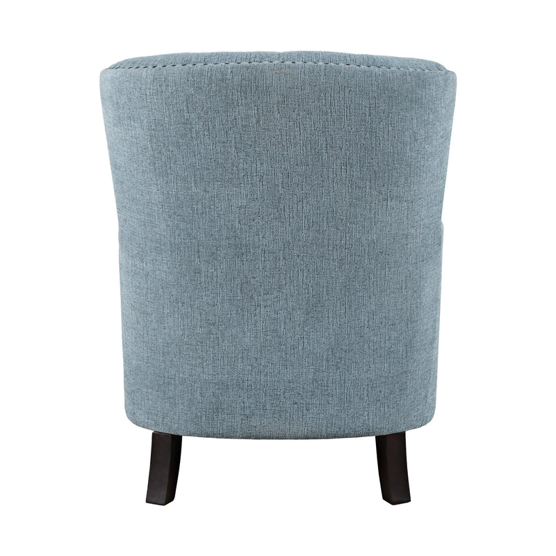 Jofran Bryson Stationary Fabric Accent Chair BRYSON-CH-BLUE IMAGE 3