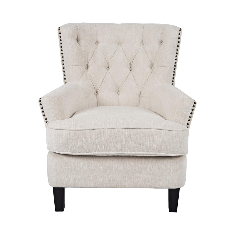 Jofran Bryson Stationary Fabric Accent Chair BRYSON-CH-OAT IMAGE 2