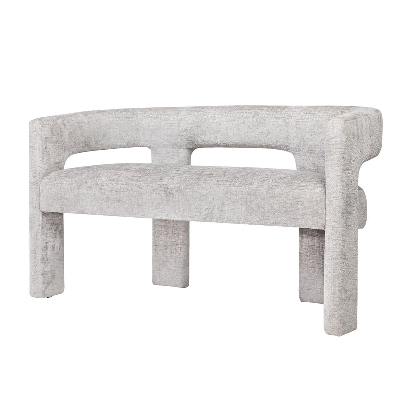 Jofran Gwen Bench 2271-GWENBNGRY IMAGE 1