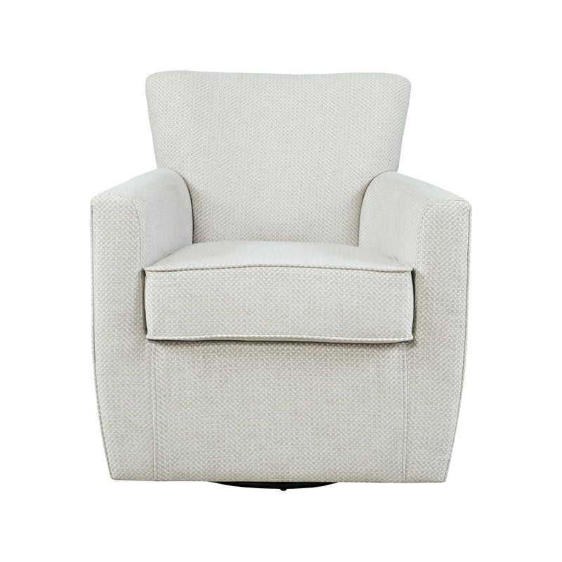 Jofran Harper Swivel Fabric Accent Chair HARPER-SW-CLOUD IMAGE 2