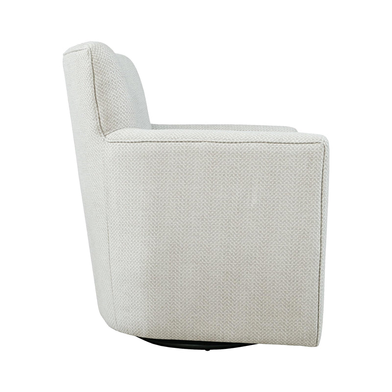 Jofran Harper Swivel Fabric Accent Chair HARPER-SW-CLOUD IMAGE 3