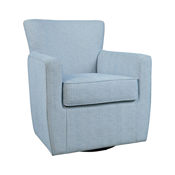 Jofran Harper Swivel Fabric Accent Chair HARPER-SW-SKY IMAGE 1