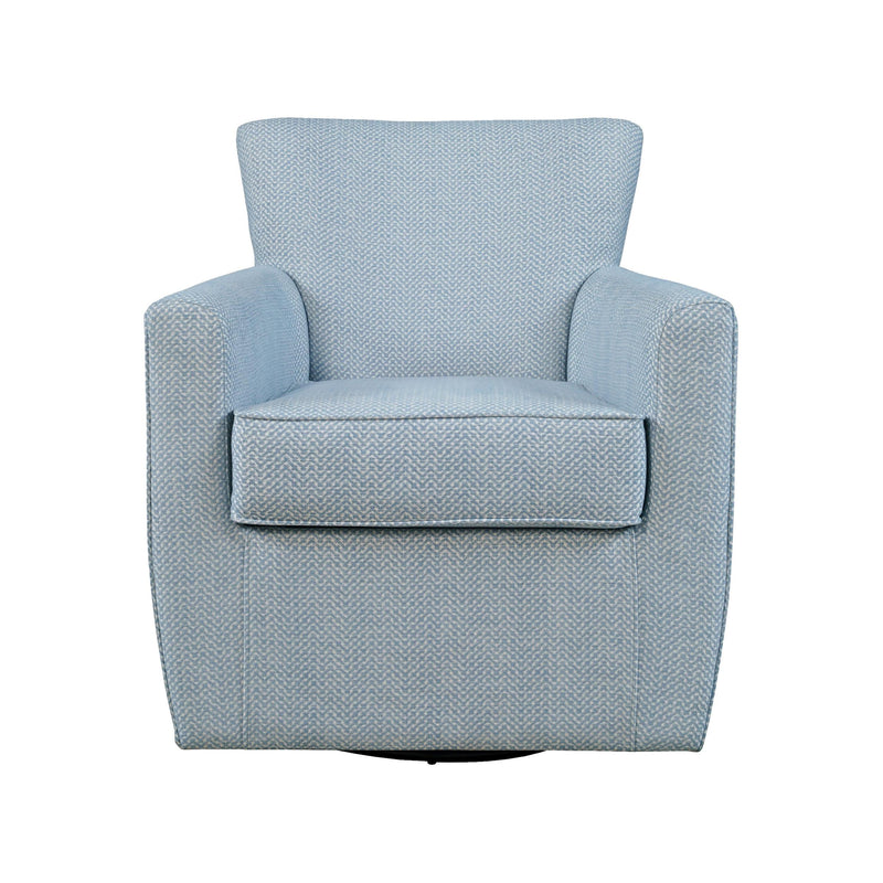 Jofran Harper Swivel Fabric Accent Chair HARPER-SW-SKY IMAGE 2