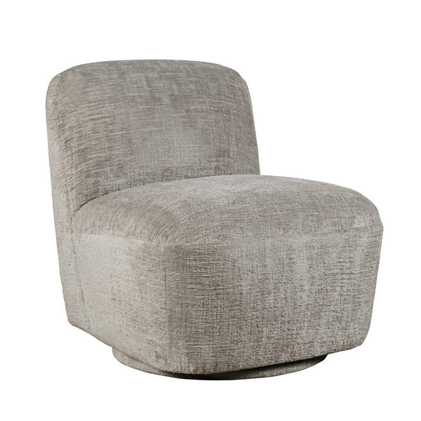 Jofran Josie Swivel Fabric Accent Chair JOSIE-SW-GREY IMAGE 1