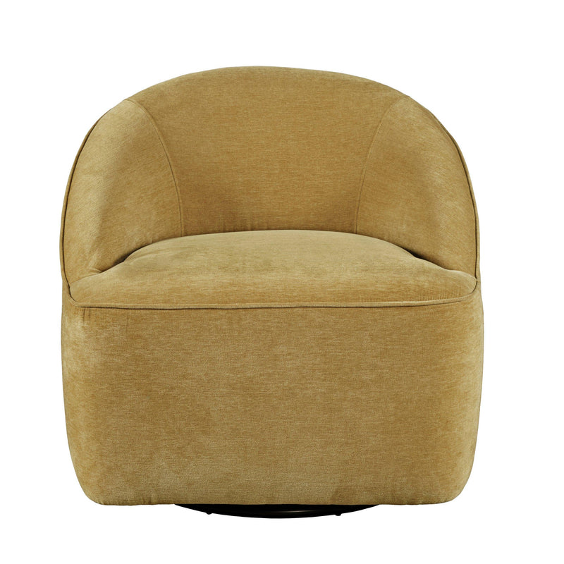 Jofran Lulu Swivel Fabric Accent Chair LULU-SW-GOLD IMAGE 2