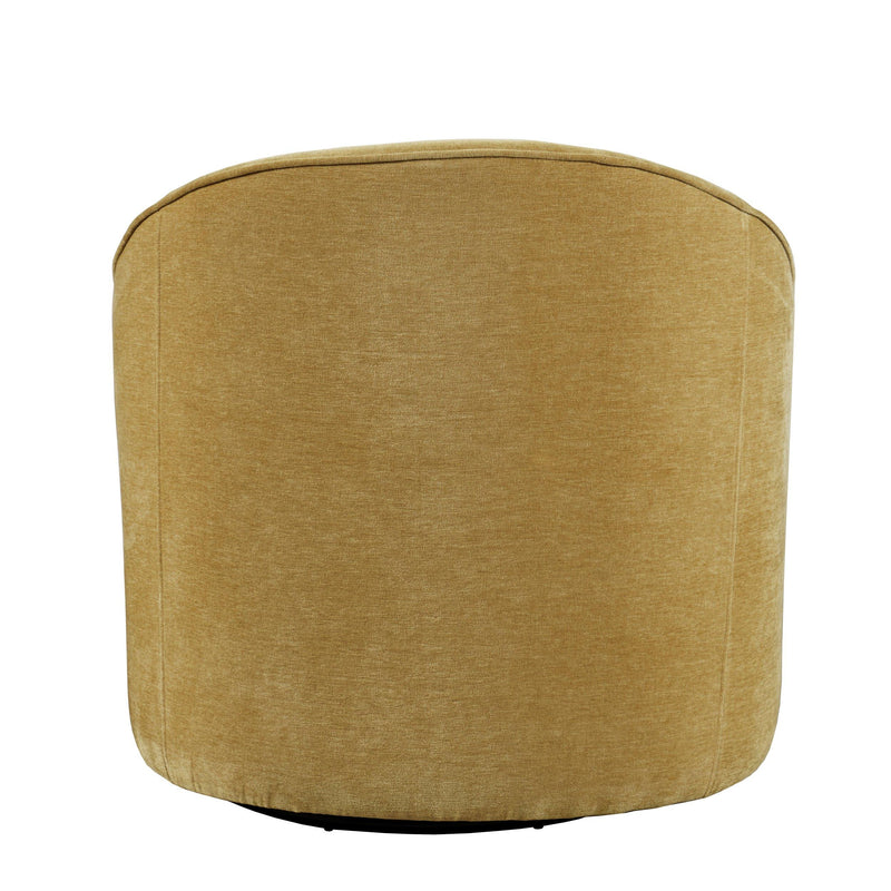 Jofran Lulu Swivel Fabric Accent Chair LULU-SW-GOLD IMAGE 5