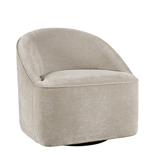 Jofran Lulu Swivel Fabric Accent Chair LULU-SW-TAUPE IMAGE 1