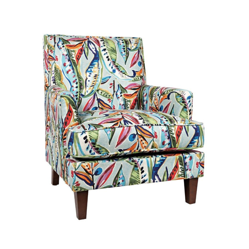 Jofran Marisol Stationary Fabric Accent Chair MARISOL-CH-VBLUE IMAGE 1