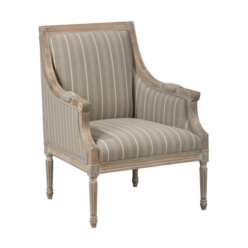 Jofran McKenna Stationary Fabric Accent Chair MCKENNAKD-CH-TAUPE IMAGE 1