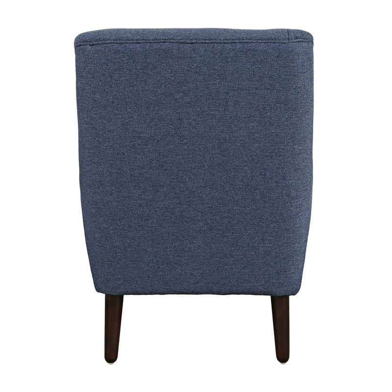 Jofran Theo Stationary Fabric Accent Chair THEO-CH-NAVY IMAGE 5