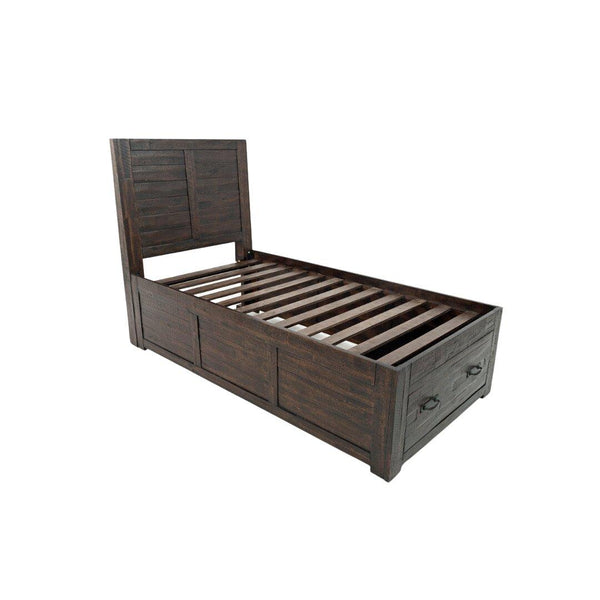 Jofran Jackson Lodge Twin Panel Bed with Storage 1605-65/1605-66/1605-67 IMAGE 1