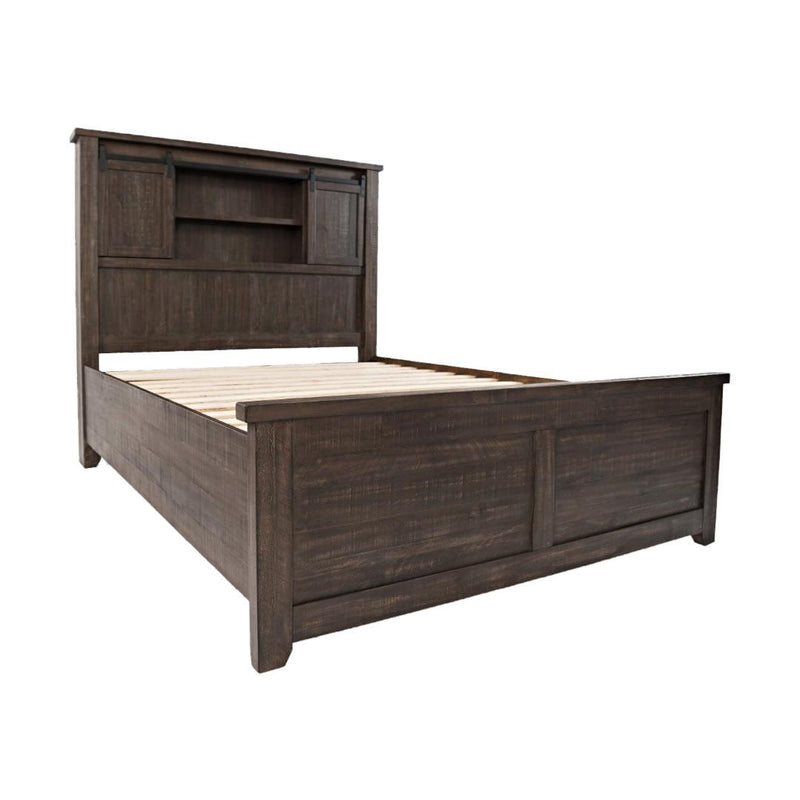 Jofran Madison County Queen Platform Bed 1700B-QBDHB/1700B-QPFB/1700B-QRS IMAGE 2