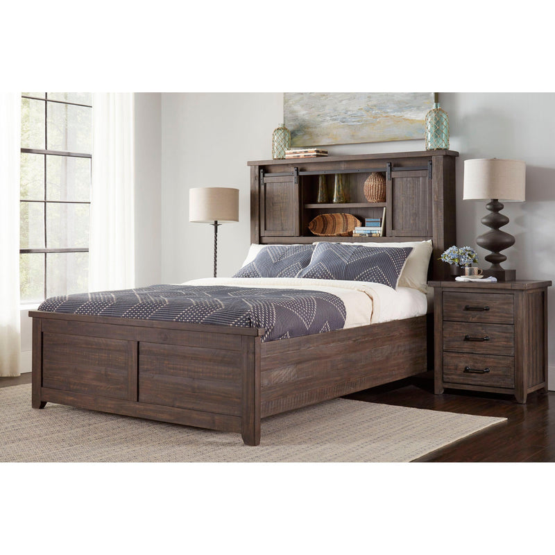 Jofran Madison County Queen Platform Bed 1700B-QBDHB/1700B-QPFB/1700B-QRS IMAGE 4