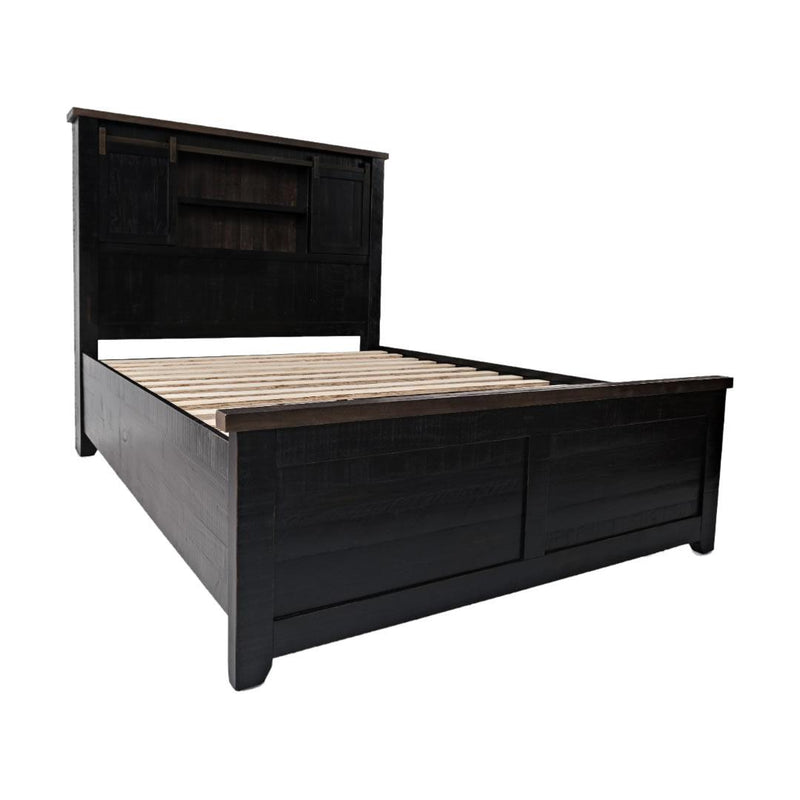 Jofran Madison County Queen Platform Bed 1702B-QBDHB/1702B-QPFB/1702B-QRS IMAGE 2