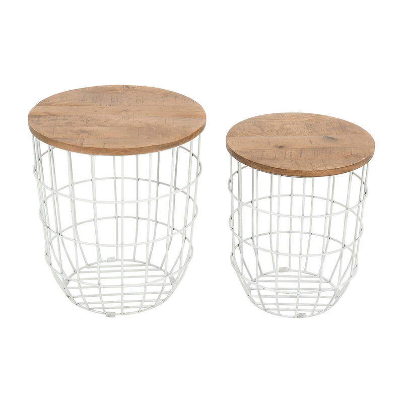 Jofran Occasional Tables Nesting Tables 2330-1815WH IMAGE 2