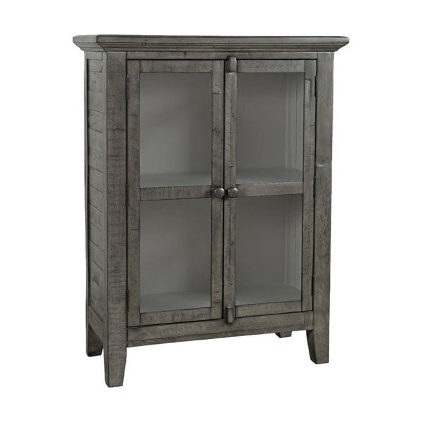 Jofran Accent Cabinets Cabinets Rustic Shores 2130-32 2-Door High Cabinet - Stone IMAGE 1