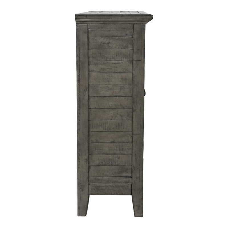 Jofran Accent Cabinets Cabinets Rustic Shores 2130-32 2-Door High Cabinet - Stone IMAGE 4