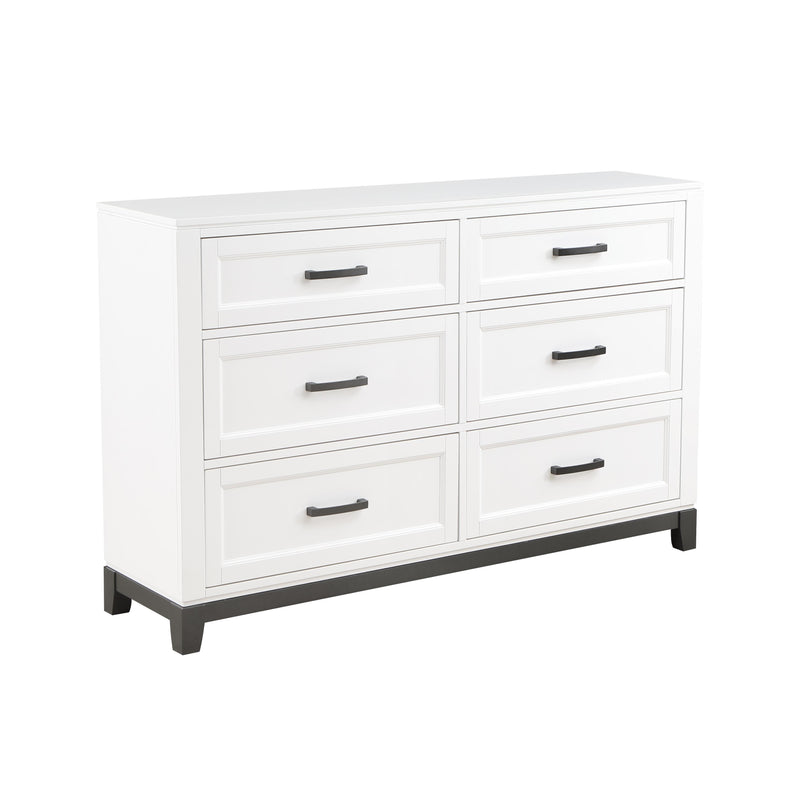 Homelegance Garretson 6-Drawer Dresser 1450WH-5 IMAGE 2