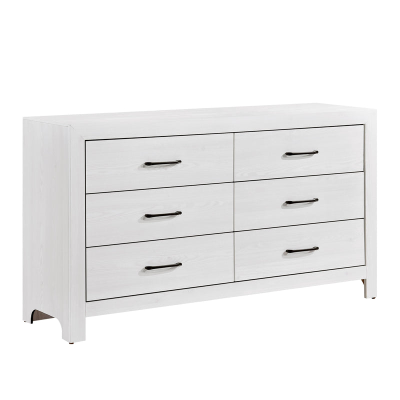 Homelegance Corbin 6-Drawer Dresser 1534WH-5 IMAGE 2