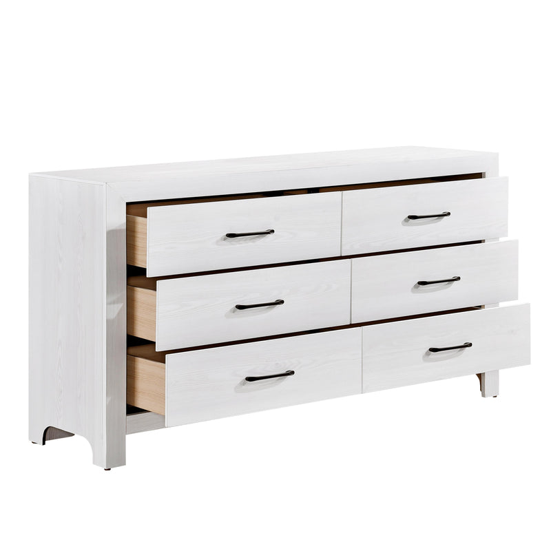 Homelegance Corbin 6-Drawer Dresser 1534WH-5 IMAGE 3