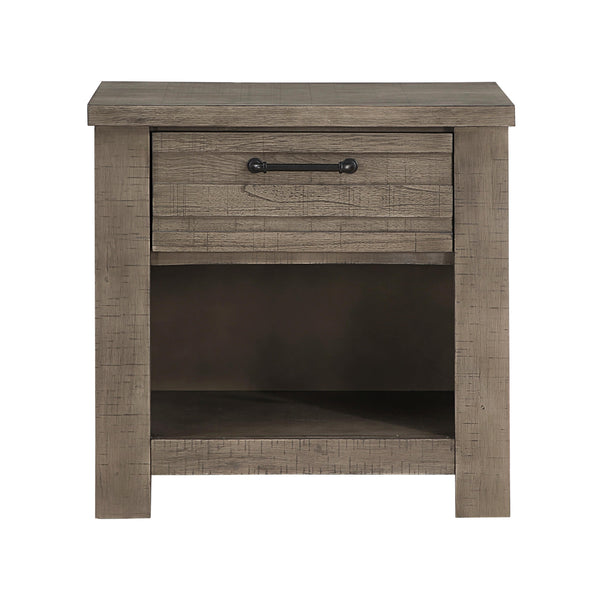 Homelegance Longview 1-Drawer Nightstand 1498GY-4 IMAGE 1