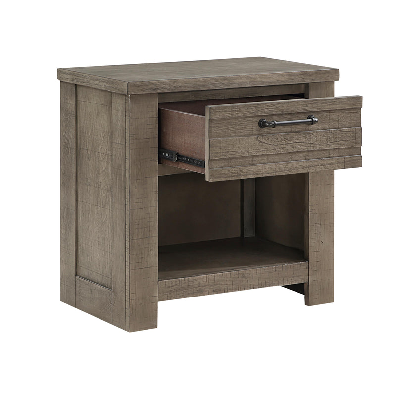 Homelegance Longview 1-Drawer Nightstand 1498GY-4 IMAGE 3