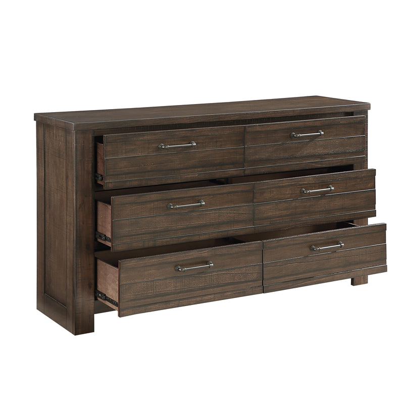 Homelegance Longview 6-Drawer Dresser 1498DB-5 IMAGE 3