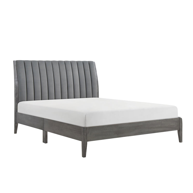 Homelegance Dade King Upholstered Platform Bed 1492GYK-1EK IMAGE 2