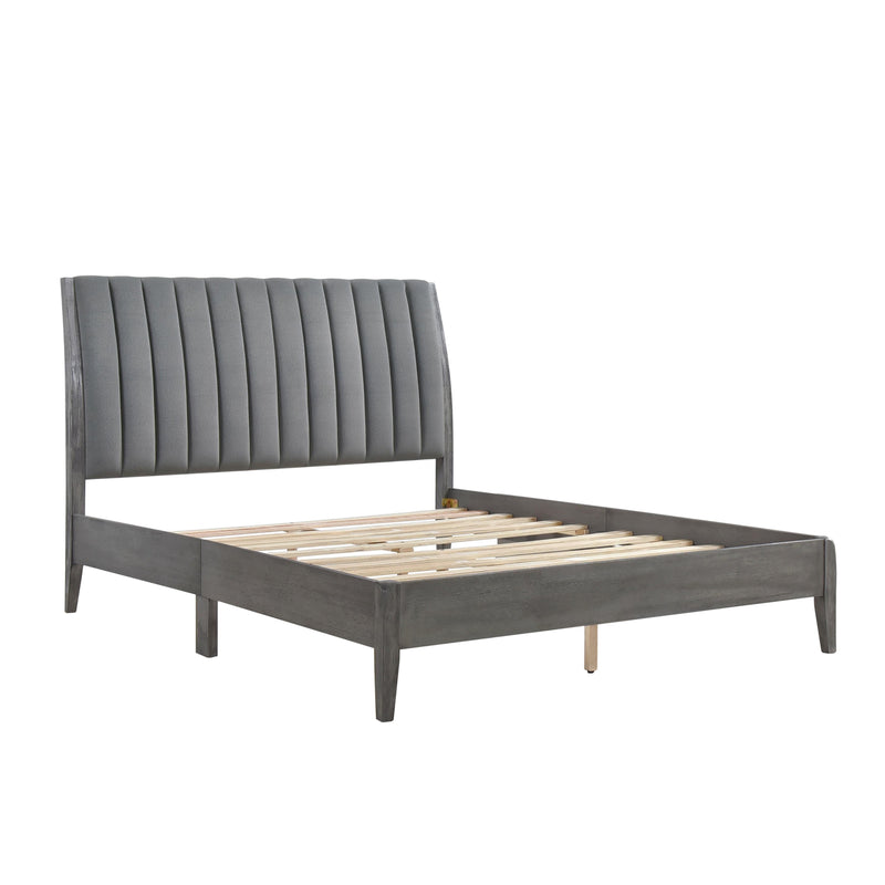 Homelegance Dade King Upholstered Platform Bed 1492GYK-1EK IMAGE 5