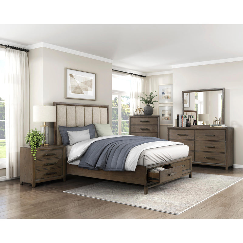 Homelegance Cambridge Queen Upholstered Platform Bed with Storage 1422N-1* IMAGE 7