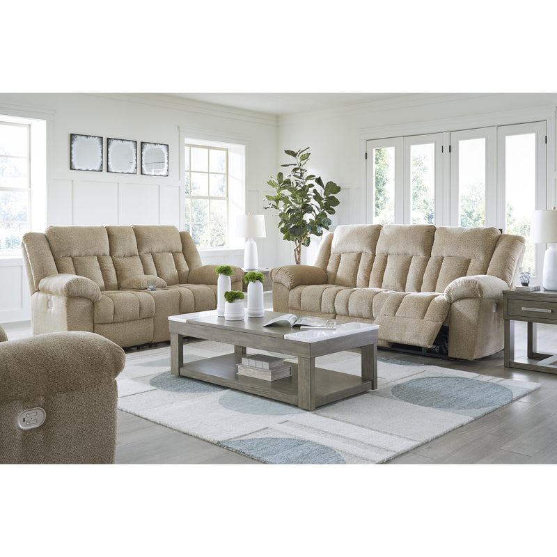 Signature Design by Ashley Tip-Off Power Reclining Fabric Loveseat with Console 6930518 IMAGE 16